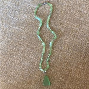 Green Glass Necklace